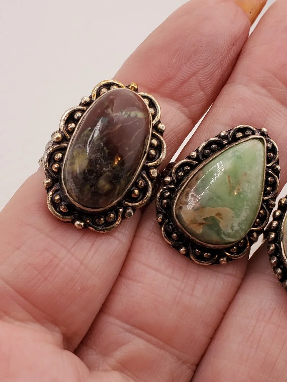 Bundle Natural Stone Plus Rings - Picture 5 of 5
